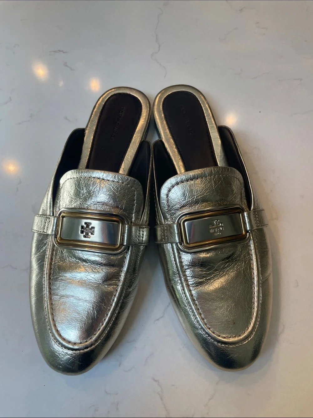 Tory Burch chic metallic